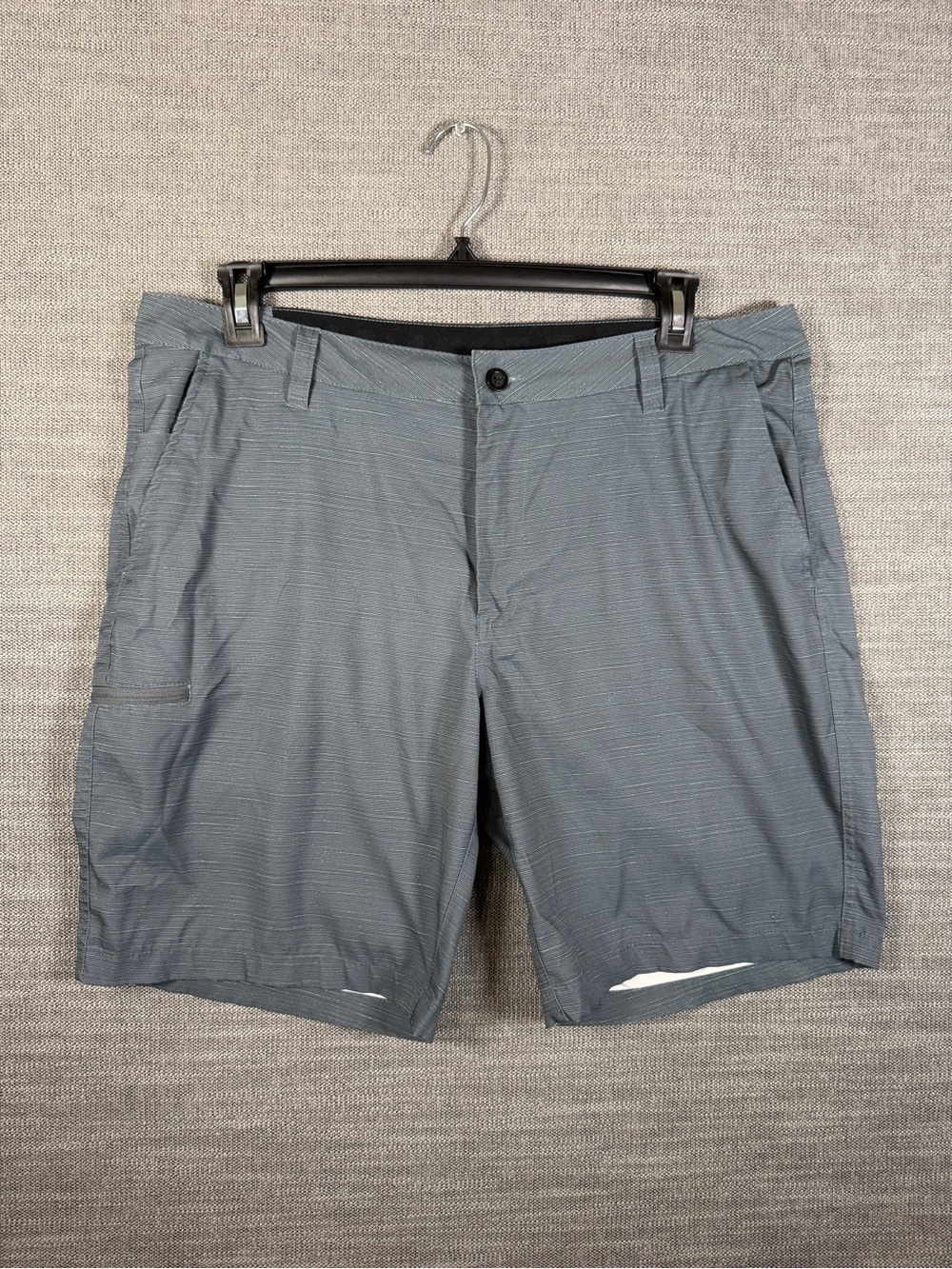 Hawke & Co Men's Gray Performance Hybrid Shorts Size 36/W